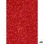 Goma Eva Fama Purpurina Rojo 50 x 70 cm (10 Unidades)