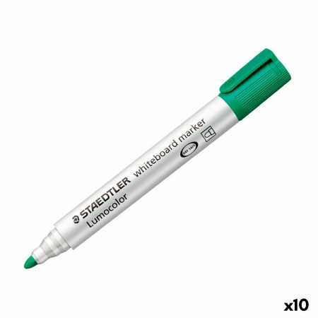 Rotulador para Pizarra Staedtler Lumocolor Pizarra blanca 8 Piezas Verde (10 Unidades)