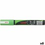 marqueur craie liquide Uni-Ball PWE-5M Vert (6 Pièces)