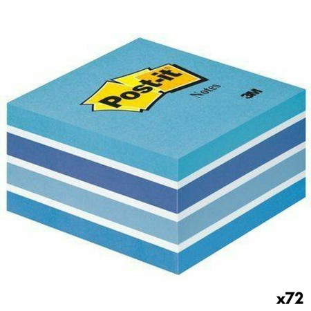 Notas Adhesivas Post-it Azul Pastel 76 x 76 mm (72 Unidades)