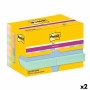 Notes Adhésives Post-it Super Sticky Multicouleur 47,6 x 47,6 mm (2 Unités)