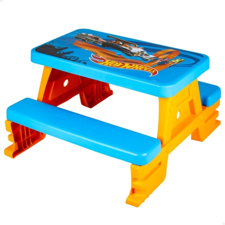 Table de pique-nique Hot Wheels Bleu Orange Plastique 69 x 42 x 79 cm