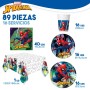 Set Artículos de Fiesta Spiderman Happy Deluxe 89 Piezas