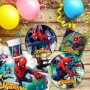 Set Artículos de Fiesta Spiderman Happy Deluxe 89 Piezas