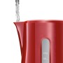 Bouilloire BOSCH TWK3A014 Rouge Oui Acier inoxydable Plastique Plastique/Acier inoxydable 2400 W 1,7 L