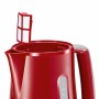 Bouilloire BOSCH TWK3A014 Rouge Oui Acier inoxydable Plastique Plastique/Acier inoxydable 2400 W 1,7 L