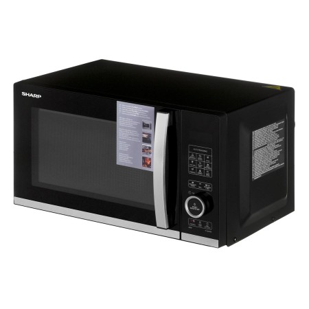 Microondas con Grill Sharp YC-QG204AEB Negro 800 W 20 L