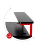 Mesa para Portátil Gaming Huzaro Hero 5.0 Rojo Fibra de carbono 120 x 60 cm