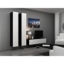 Mesa para Televisión Cama Meble RTV VIGO140 c/b Blanco Negro 140 x 30 x 40 cm