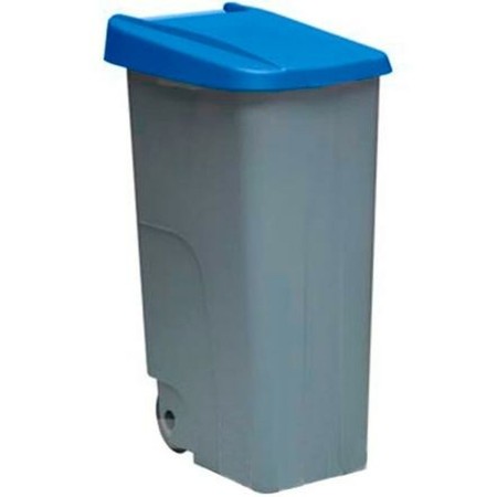 Cubo de Basura con Ruedas Denox 110 L 58 x 41 x 89 cm Azul