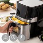 Freidora sin Aceite InnovaGoods Fryinn View 6500 Negro Acero Inoxidable 1700 W 6,5 L