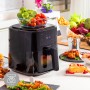 Freidora Sin Aceite con Báscula InnovaGoods Fryinn Balance 5000 Negro Acero Inoxidable 1500 W 5 L