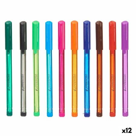 Set de Bolígrafos Multicolor (12 Unidades)