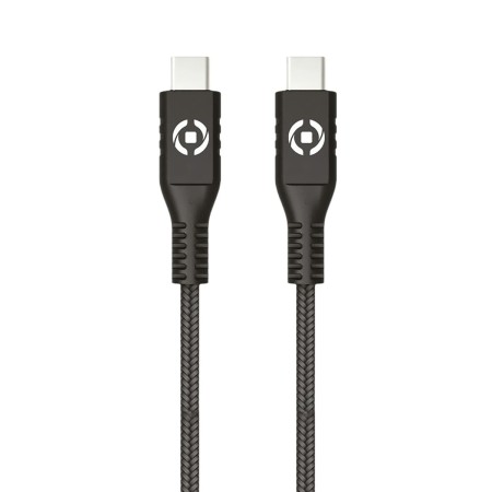 Cable USB-C Celly PL2MUSBCUSBC 2 m Negro