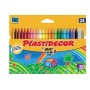 Ceras de colores Plastidecor Multicolor (12 Unidades)