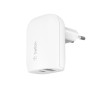 Chargeur mural Belkin WCB007vfWH Blanc