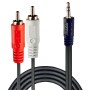 Cable de audio LINDY 35687 Negro 20 m