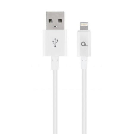 Cable USB GEMBIRD CC-USB2P-AMLM-1M-W Blanco 1 m