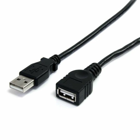 Cable USB Startech USBEXTAA3BK     USB A Negro