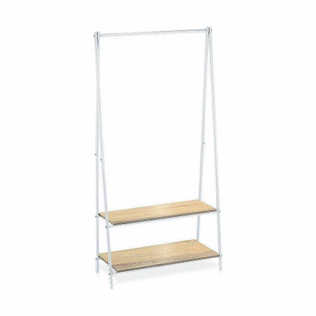 Perchero de Pie Confortime Blanco Madera Metal 80 x 40 x 160 cm