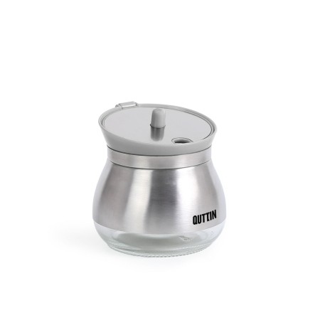 Sucrier Quttin verre Acier 260 ml 9 x 9 x 9 cm