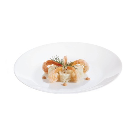 Plato Luminarc Zelie Blanco Vidrio