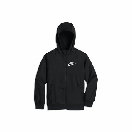 Veste de Sport pour Enfants Nike Sportswear Windrunner Noir