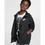 Veste de Sport pour Enfants Nike Sportswear Windrunner Noir