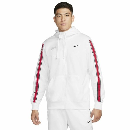 Veste de Sport pour Homme Nike Sportswear Repeat Blanc