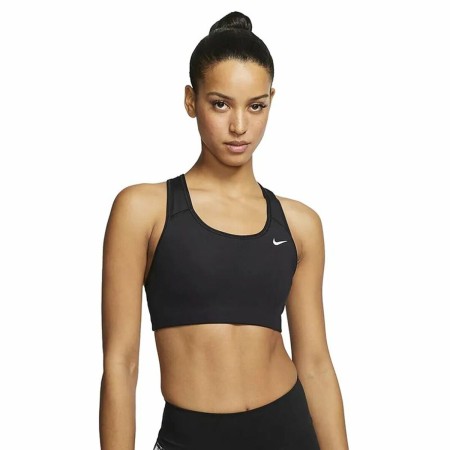 Soutien-gorge de Sport Nike Swoosh Noir