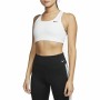 Soutien-gorge de Sport Nike Swoosh Non Pad Blanc