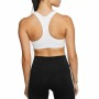 Soutien-gorge de Sport Nike Swoosh Non Pad Blanc