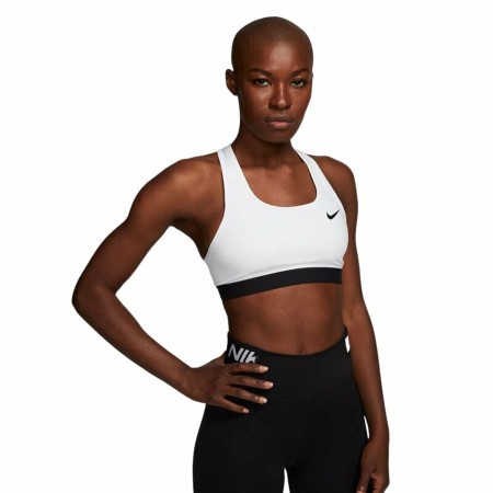 Soutien-gorge de Sport Nike Swoosh Blanc