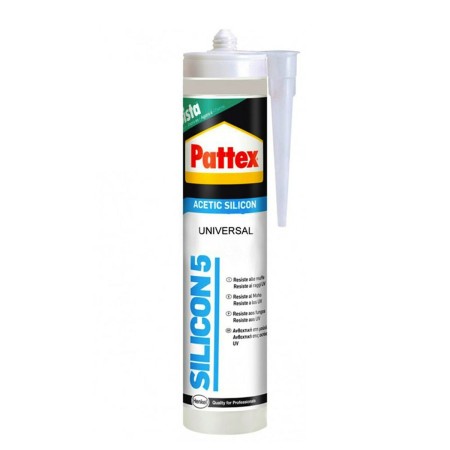 Silicone Pattex Silicon 5 Universel Transparent 280 ml