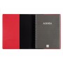 Agenda Finocam Duoband 2024 Rojo A5 15,5 x 21,2 cm