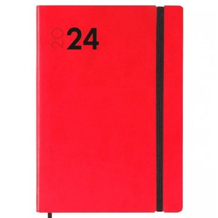 Agenda Finocam Dynamic Mara 2024 Rouge A5 14 x 20,4 cm