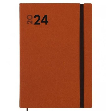 Agenda Finocam Dynamic Mara 2024 Marrón 16,5 x 24 cm