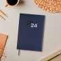 Agenda Finocam Dynamic Milano 2024 Bleu 16,5 x 24 cm