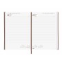 Agenda Finocam Dynamic Milano 2024 Marron 16,5 x 24 cm