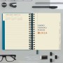 Agenda Finocam My Personal Plan 2024 Azul Cuarto 15,5 x 21,7 cm