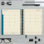 Agenda Finocam My Personal Plan 2024 Bleu quarto 15,5 x 21,7 cm