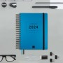 Agenda Finocam My Personal Plan 2024 Azul Cuarto 15,5 x 21,7 cm