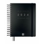 Agenda Finocam My Personal Plan 2024 Negro Cuarto 15,5 x 21,7 cm