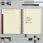 Agenda Finocam My Personal Plan 2024 Bordeaux quarto 15,5 x 21,7 cm