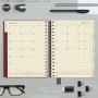 Agenda Finocam My Personal Plan 2024 Bordeaux quarto 15,5 x 21,7 cm