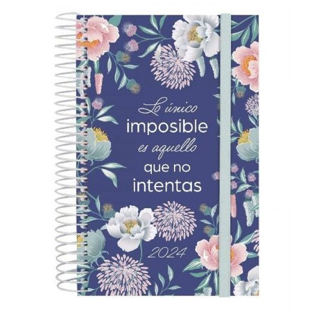 Agenda Finocam Design Collection Imposible 2024 Multicouleur 11,7 x 18,1 cm