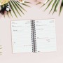 Agenda Finocam Design Collection Jungle 2024 Multicouleur 11,7 x 18,1 cm