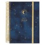 Agenda Finocam Design Collection Moon 2024 Multicolor A5 15,5 x 21,2 cm