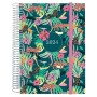 Agenda Finocam Design Collection Jungle 2024 Multicouleur A5 15,5 x 21,2 cm