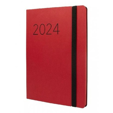 Agenda Finocam Flexi 2024 Rojo A5 14,8 x 21 cm